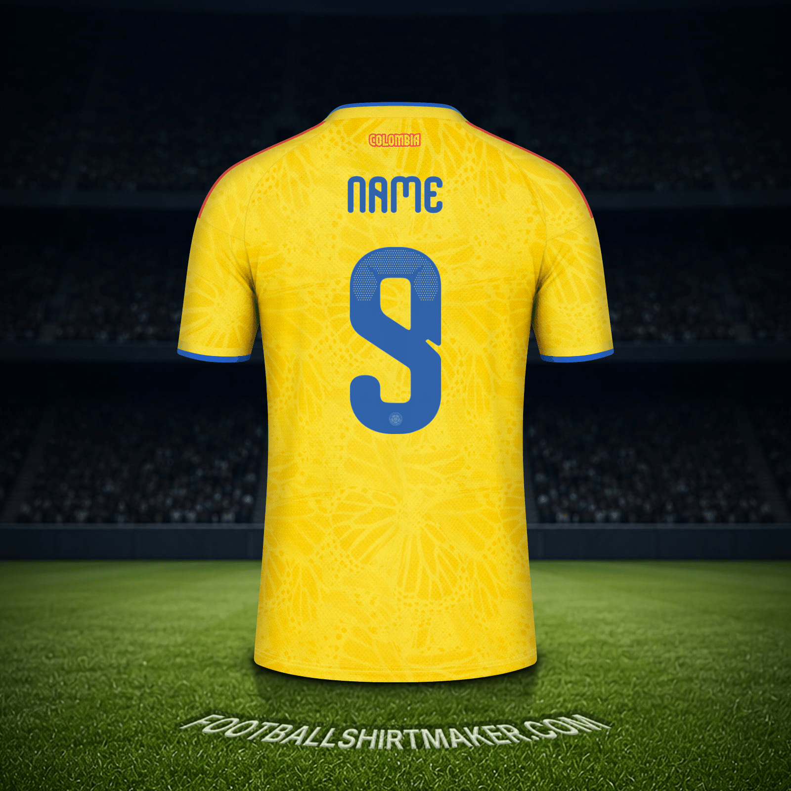 Shirt Colombia World Cup 2026 -  name - 9