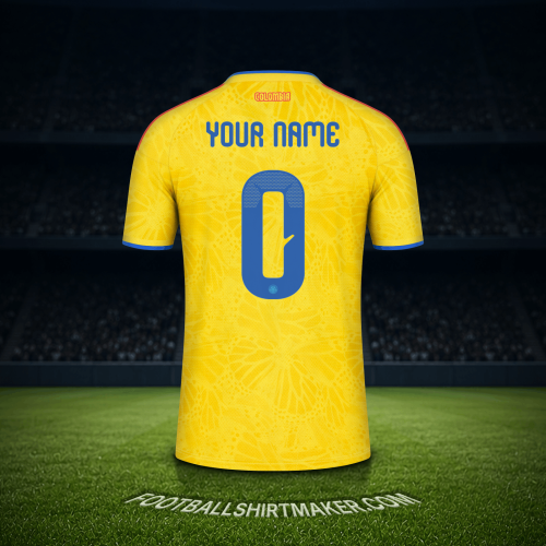 Jersey Colombia World Cup 2026 -  your name - 0