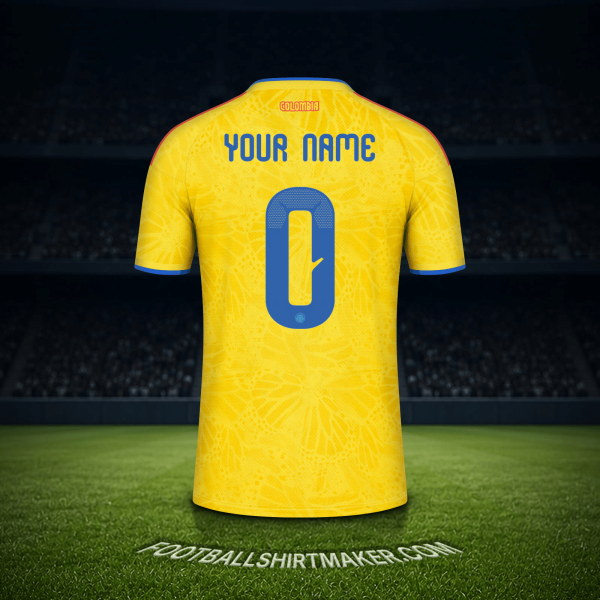 Shirt Colombia World Cup 2026 -  your name - 0