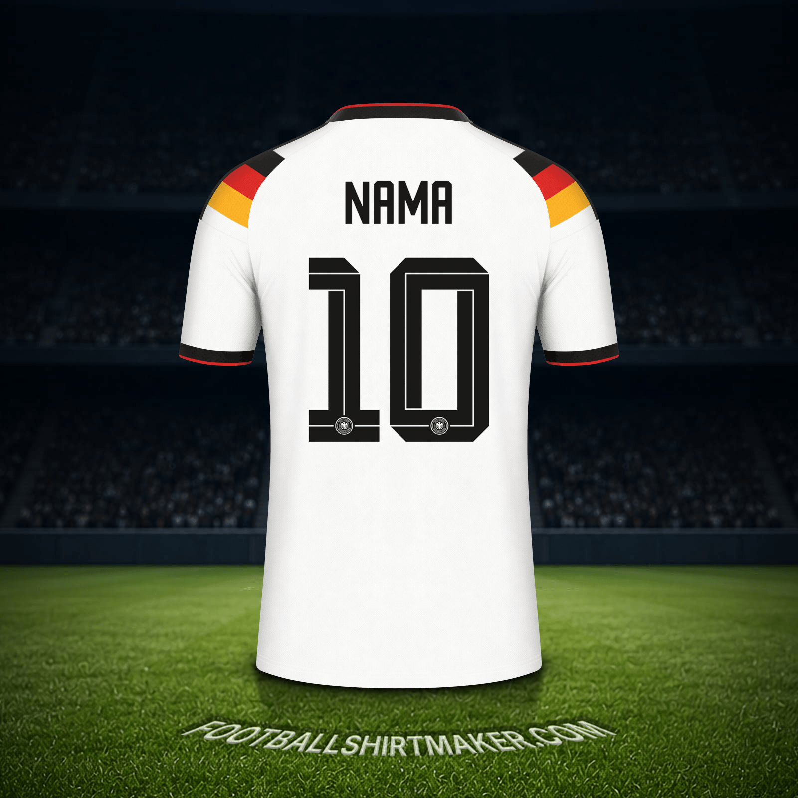 Jersey Jerman Piala Dunia 2026 -  nama - 10