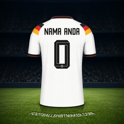 Jersey Jerman Piala Dunia 2026 -  nama anda - 0