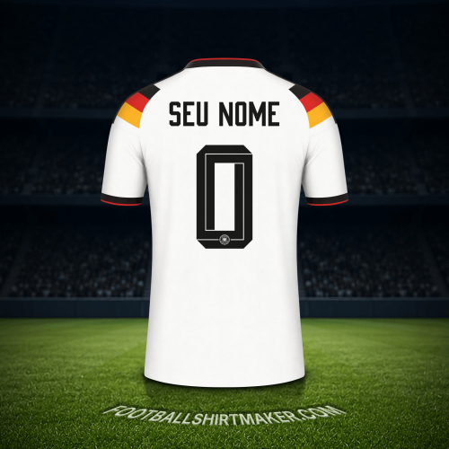 Camisa Alemanha Copa do Mundo 2026 -  seu nome - 0