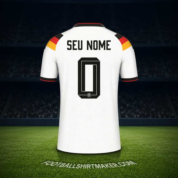 Camisa Alemanha Copa do Mundo 2026 -  seu nome - 0