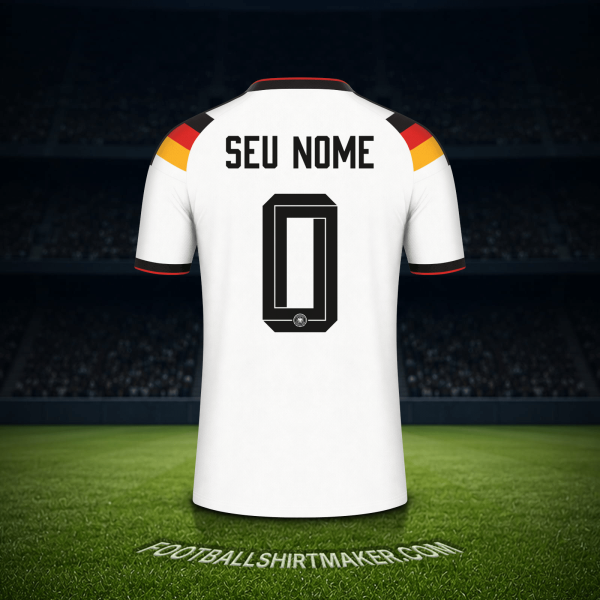 Camisa Alemanha Copa do Mundo 2026 -  seu nome - 0