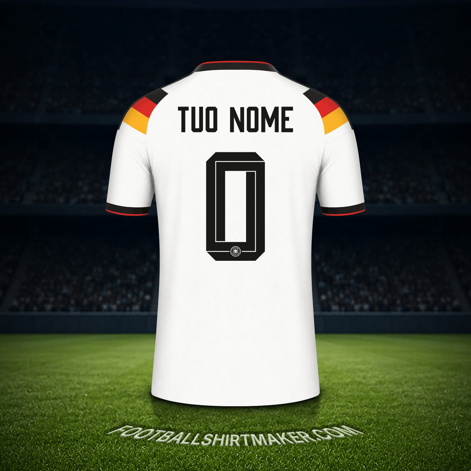 Maglia Germania Mondiali 2026 -  tuo nome - 0