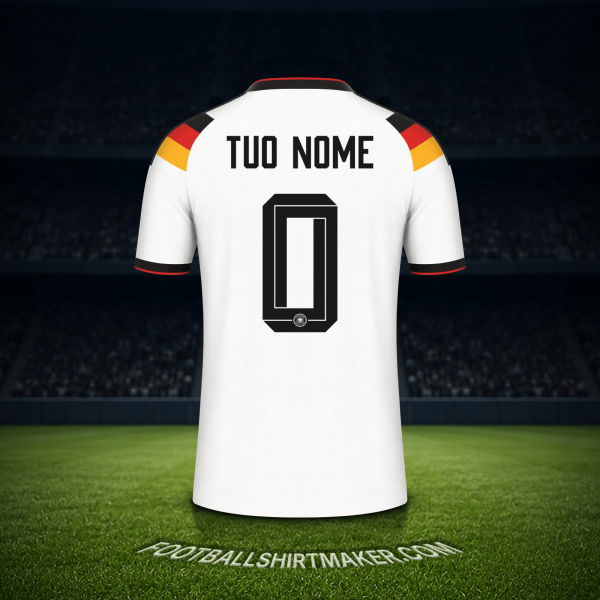 Maglia Germania Mondiali 2026 -  tuo nome - 0