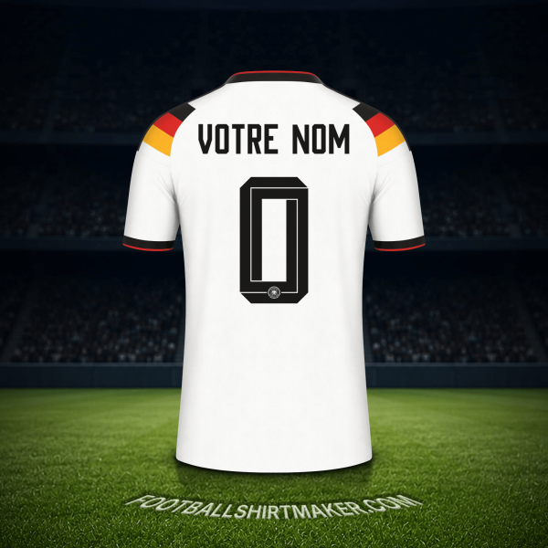 Maillot Allemagne Coupe du monde 2026 -  votre nom - 0