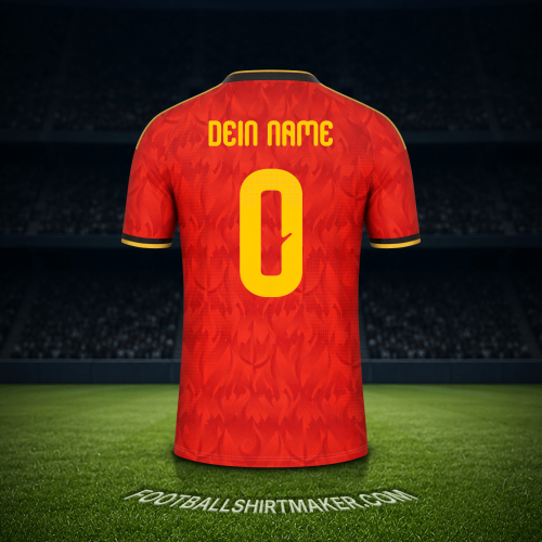 Trikot Belgien Weltmeisterschaft 2026 -  dein name - 0