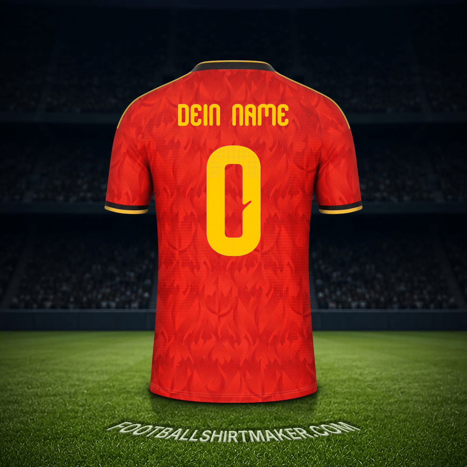 Trikot Belgien Weltmeisterschaft 2026 -  dein name - 0