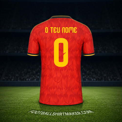 Camisola Bélgica Copa do Mundo 2026 -  o teu nome - 0