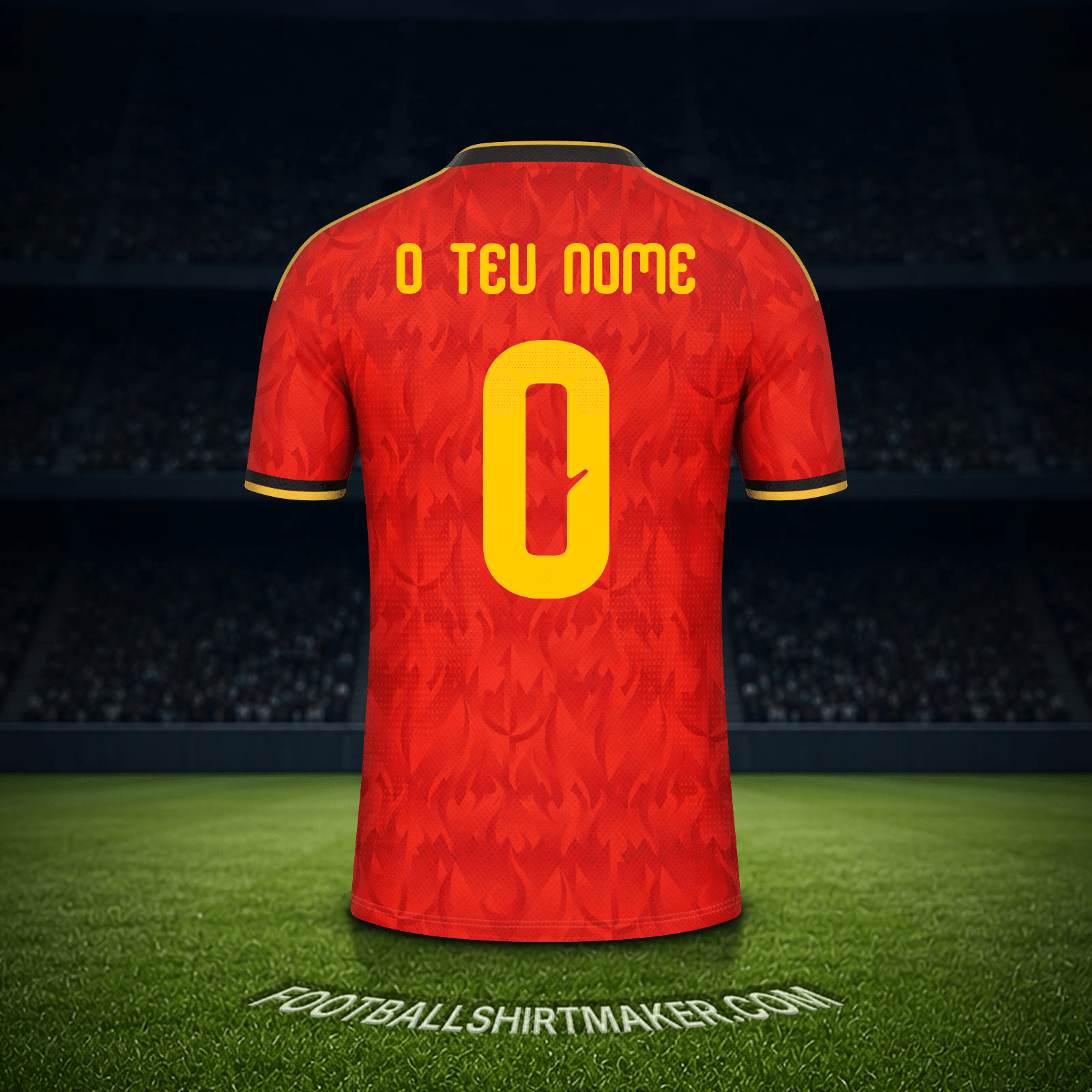 Camisola Bélgica Copa do Mundo 2026 -  o teu nome - 0
