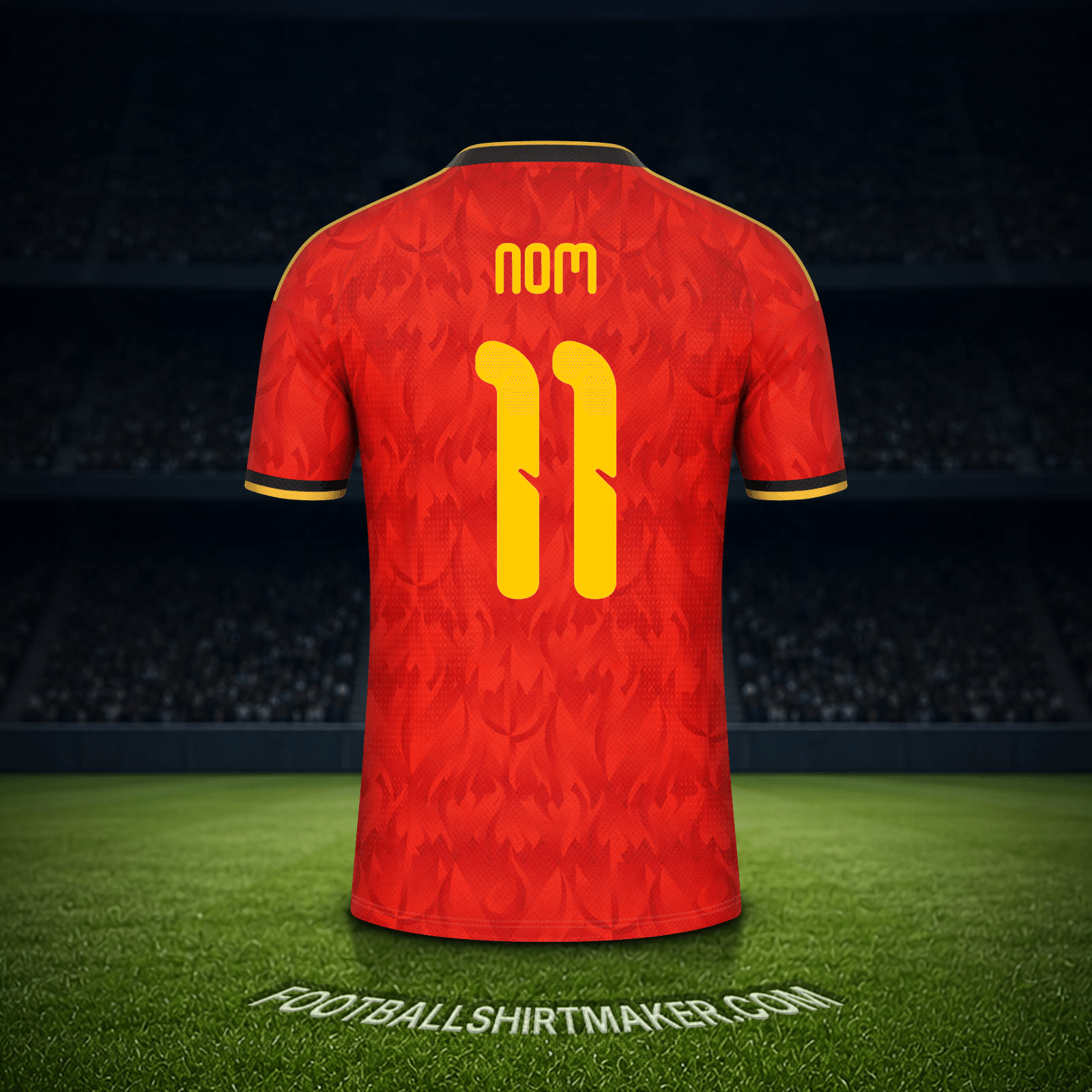 Maillot Belgique Coupe du monde 2026 -  nom - 11
