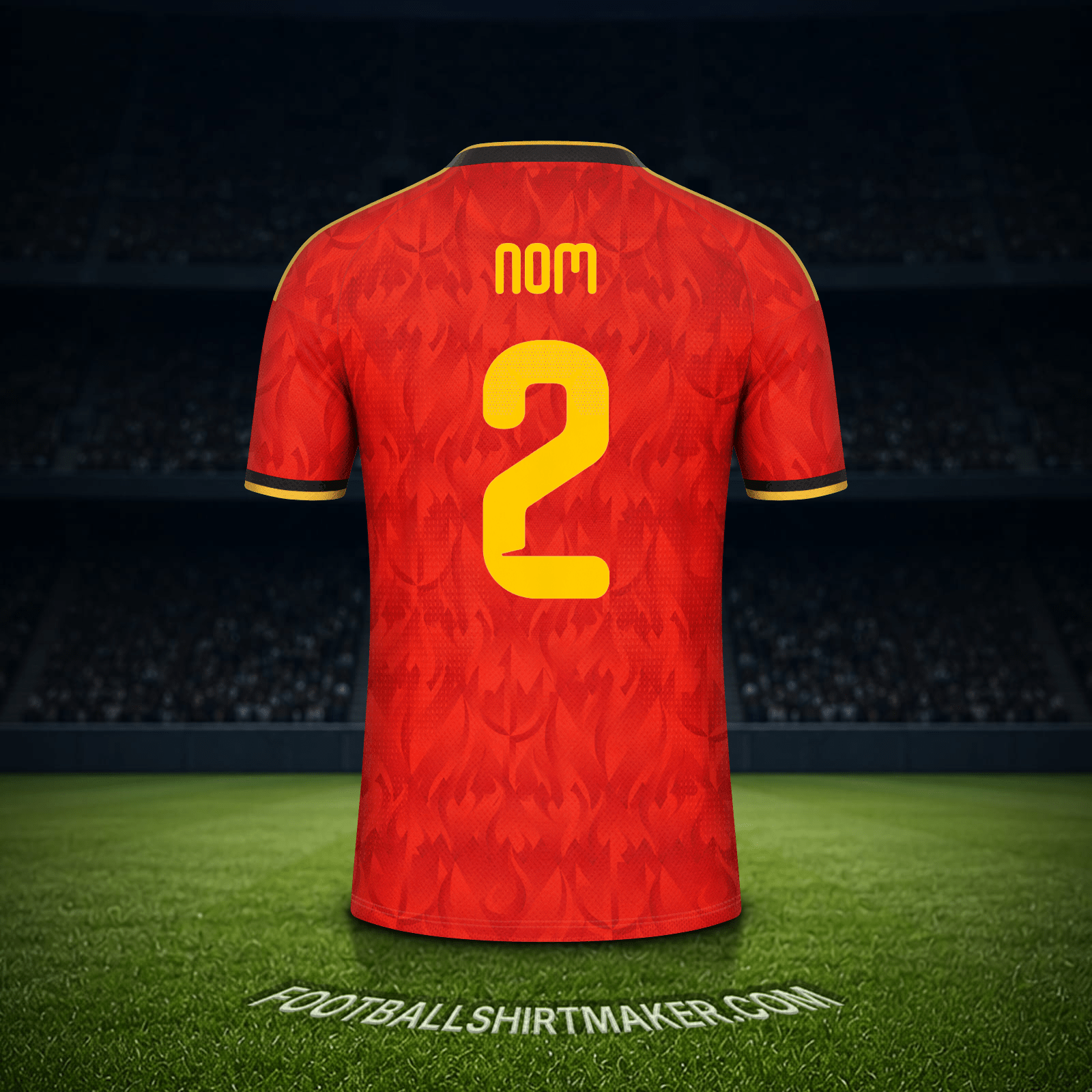 Maillot Belgique Coupe du monde 2026 -  nom - 2