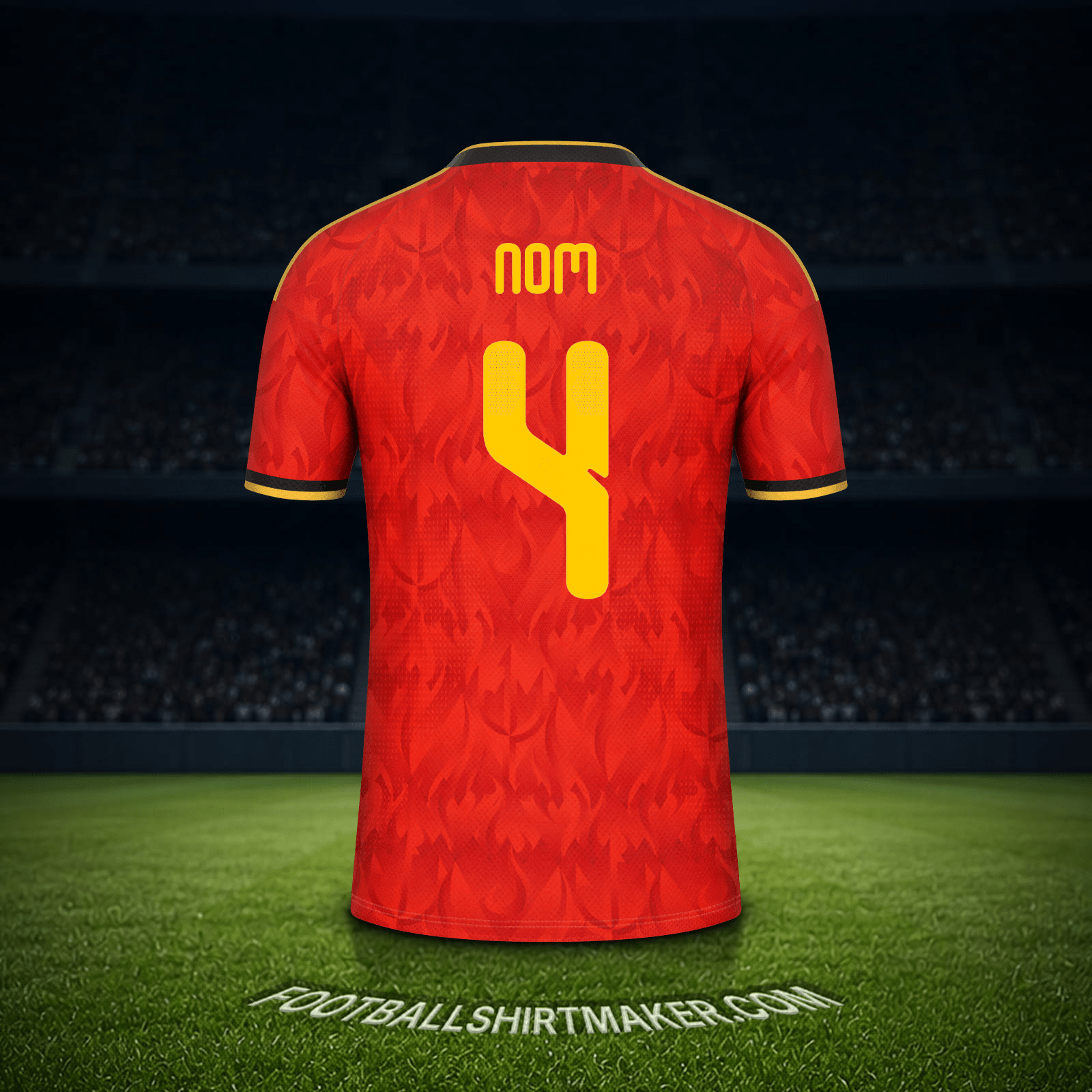 Maillot Belgique Coupe du monde 2026 -  nom - 4