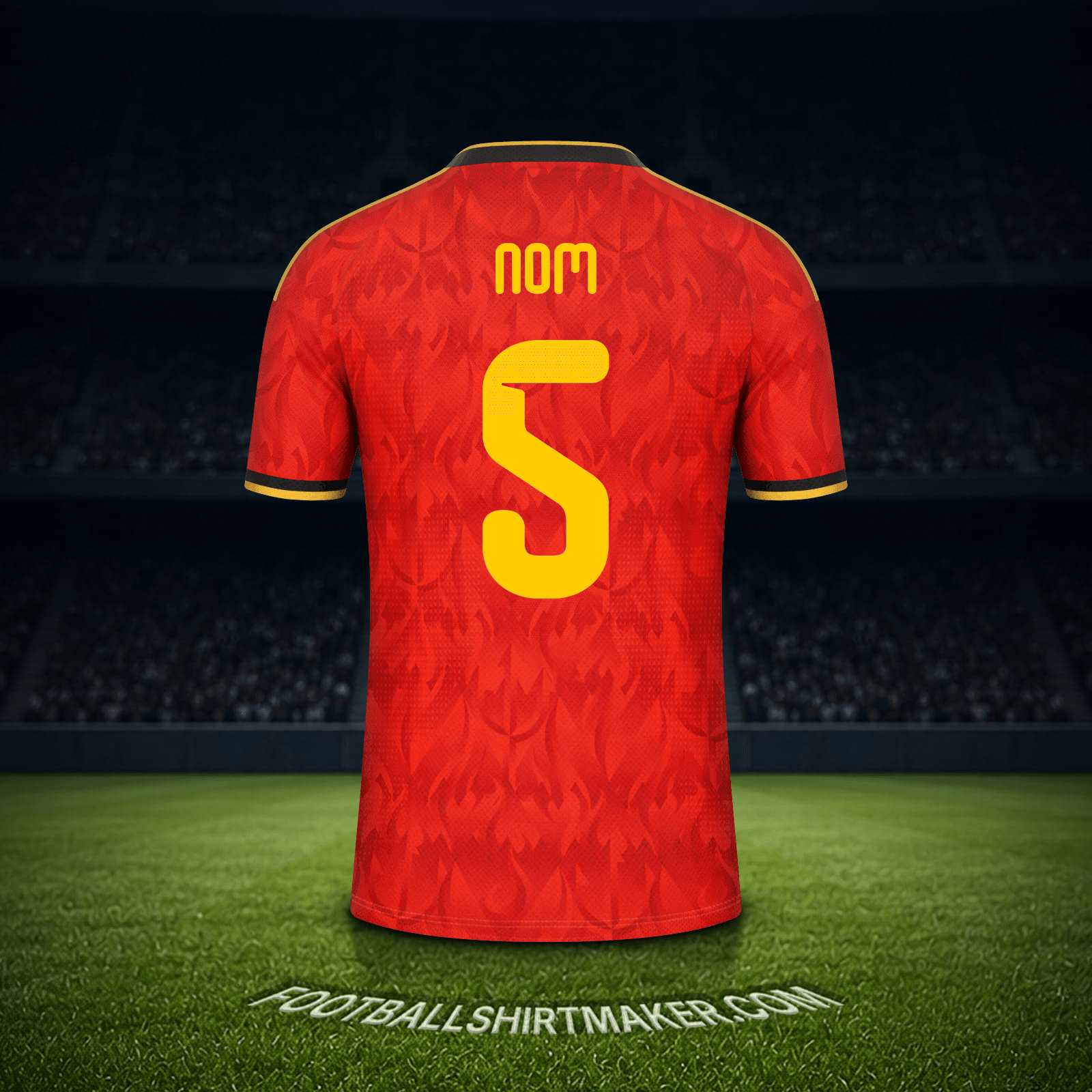 Maillot Belgique Coupe du monde 2026 -  nom - 5