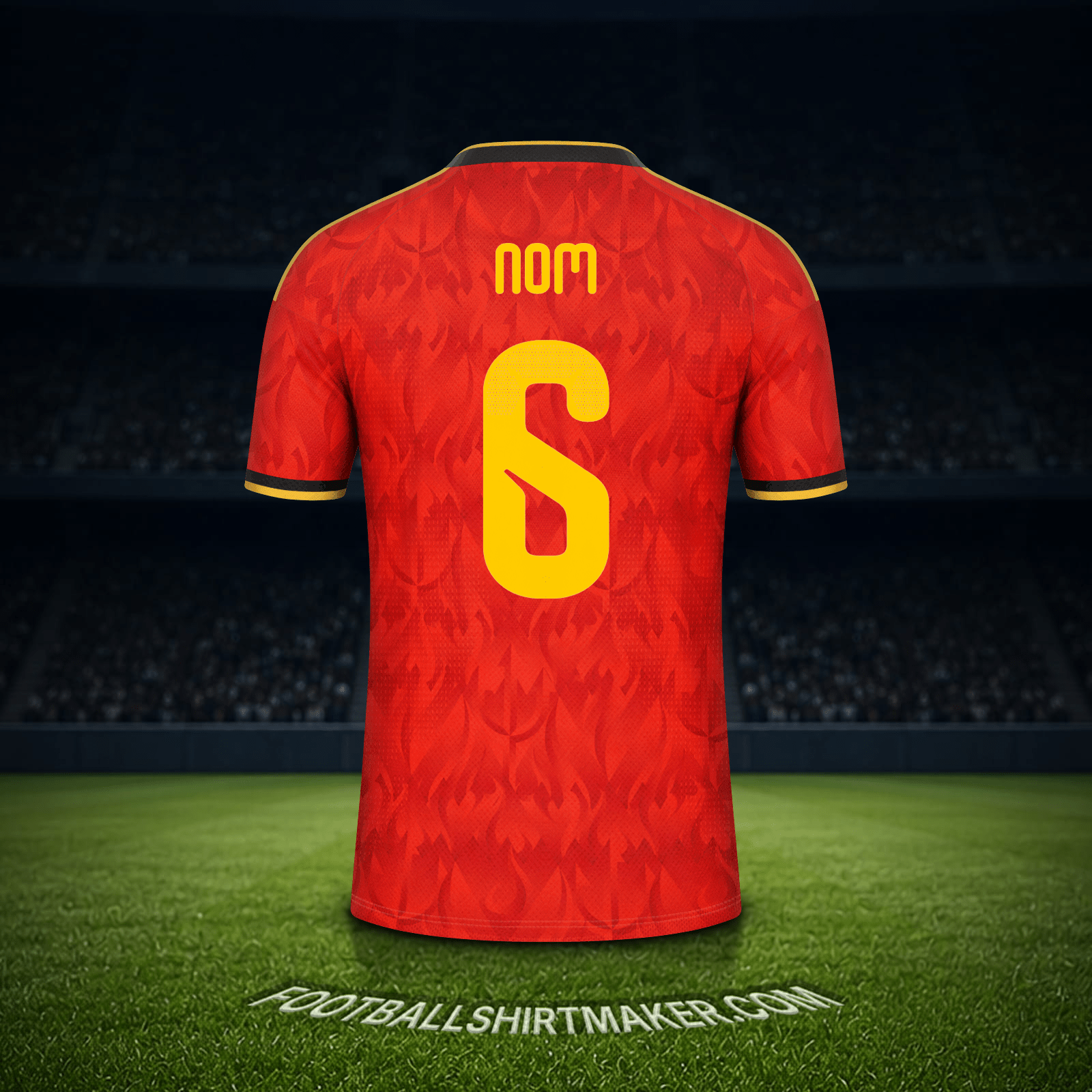 Maillot Belgique Coupe du monde 2026 -  nom - 6