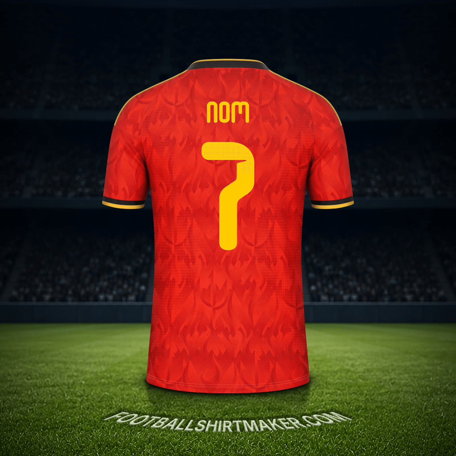 Maillot Belgique Coupe du monde 2026 -  nom - 7