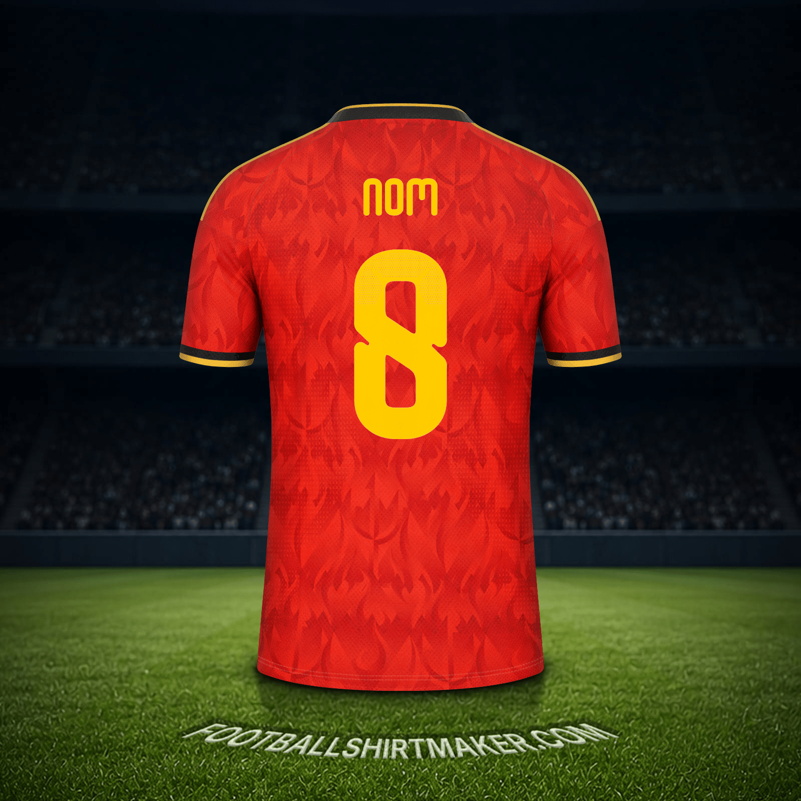 Maillot Belgique Coupe du monde 2026 -  nom - 8