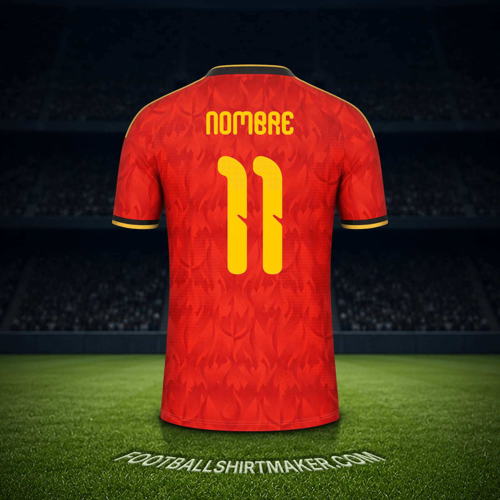 Jersey Belgica Mundial 2026 -  nombre - 11