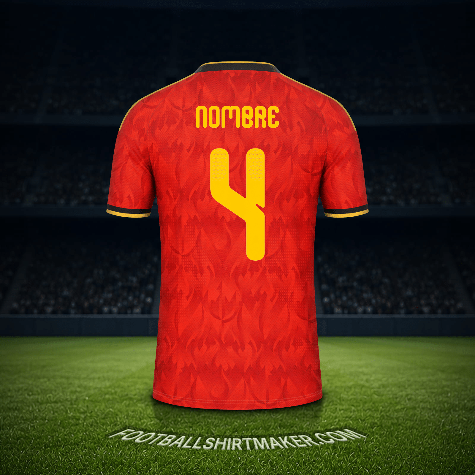 Jersey Belgica Mundial 2026 -  nombre - 4