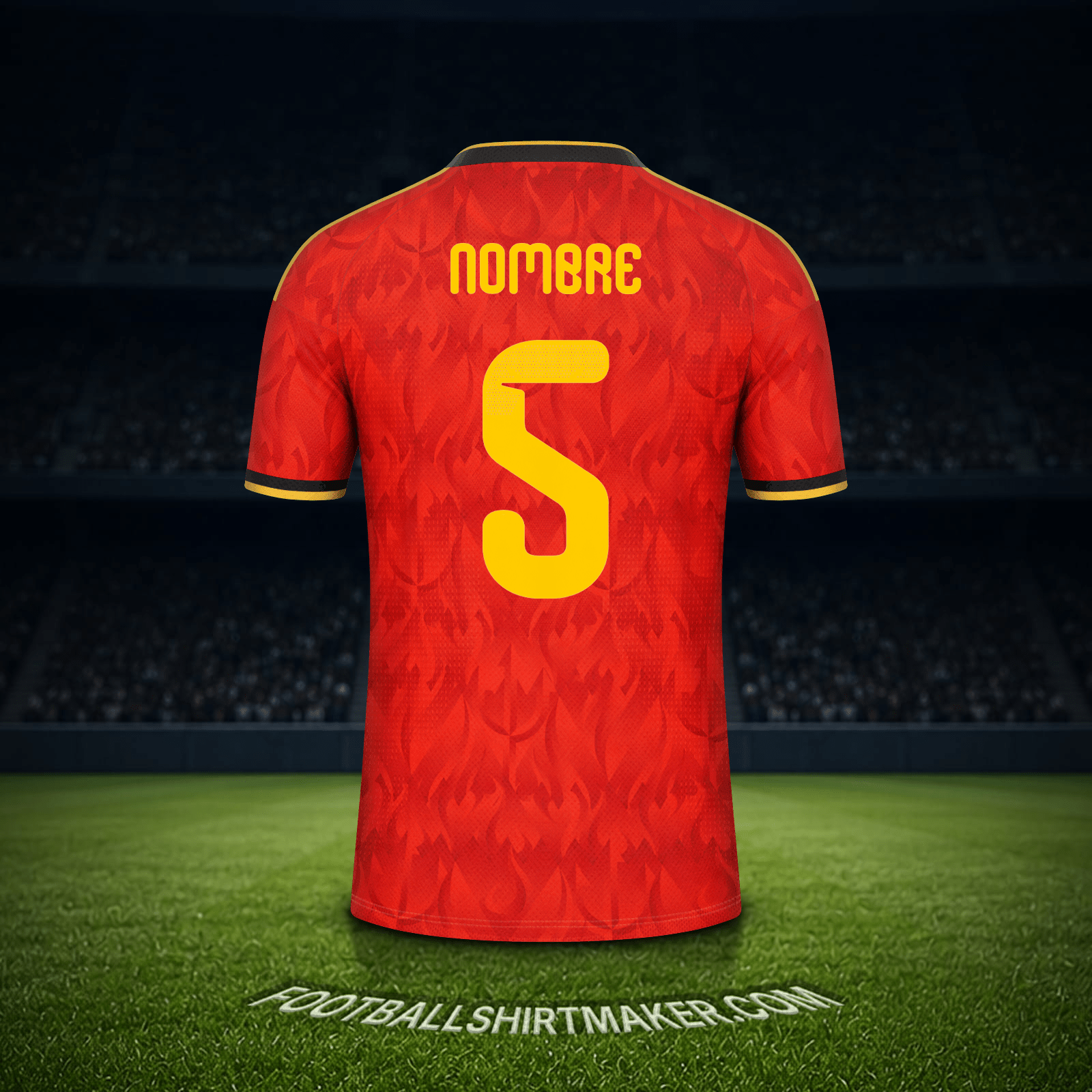 Jersey Belgica Mundial 2026 -  nombre - 5