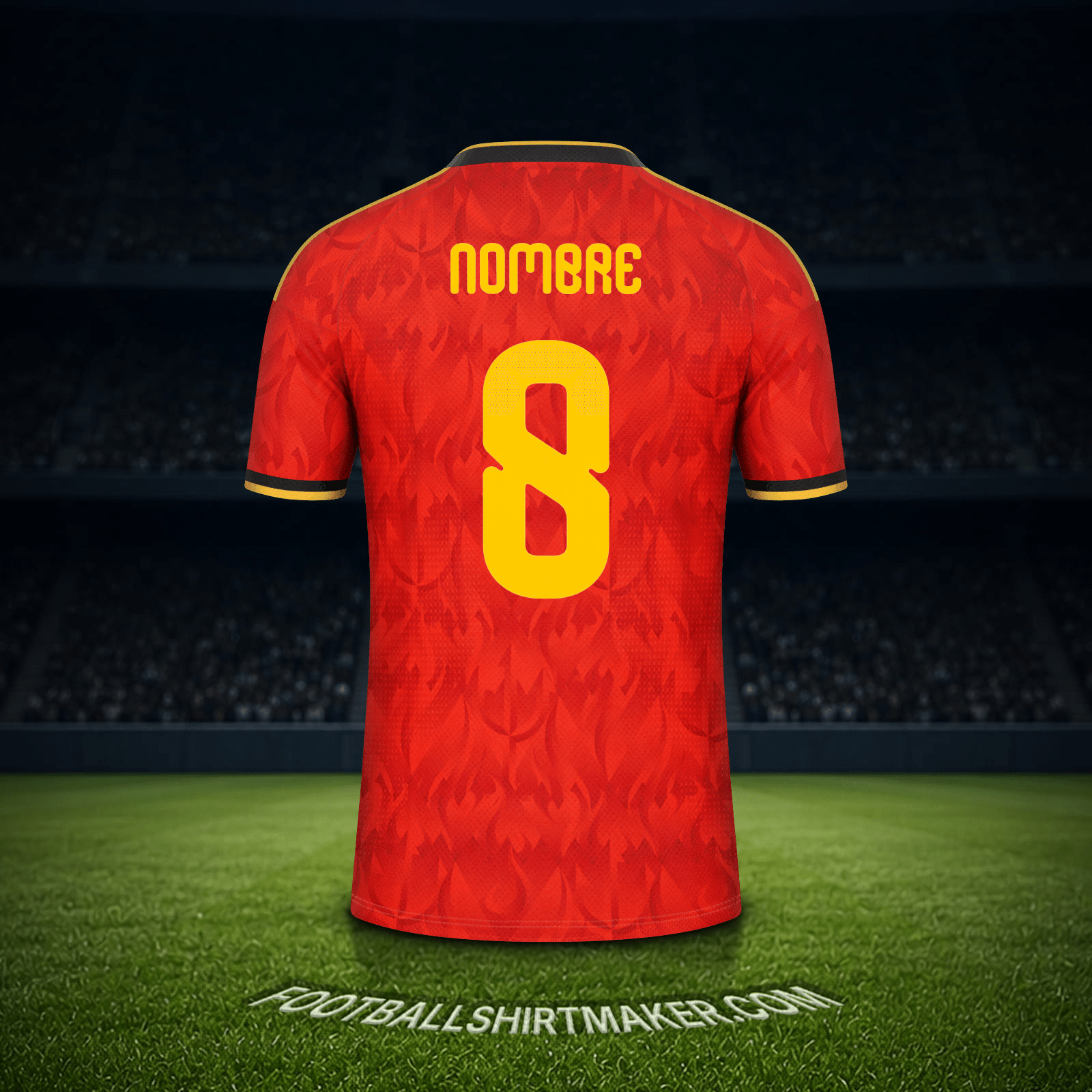 Jersey Belgica Mundial 2026 -  nombre - 8