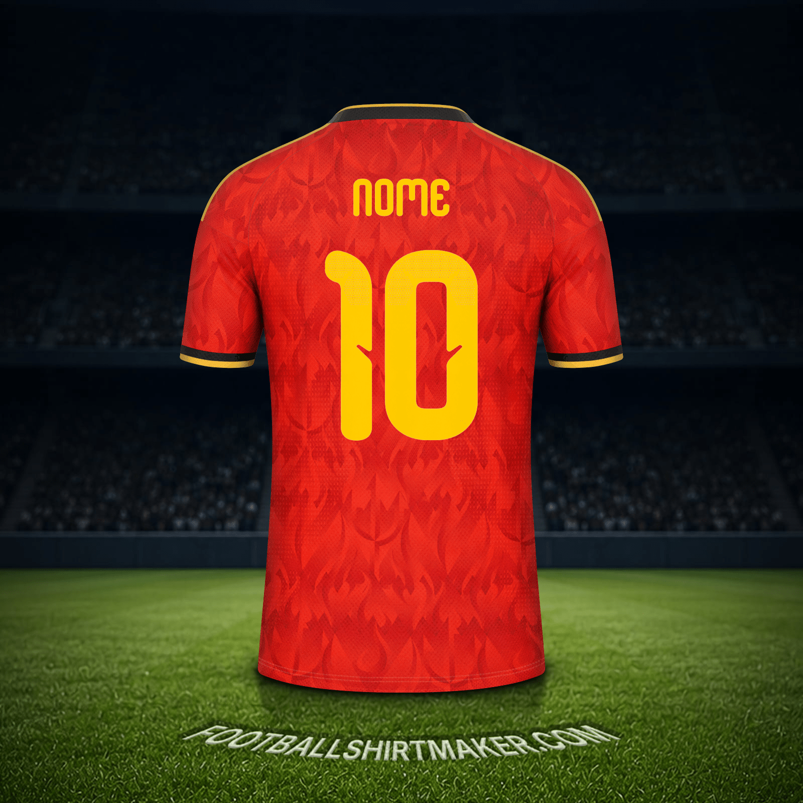 Maglia Belgio Mondiali 2026 -  nome - 10