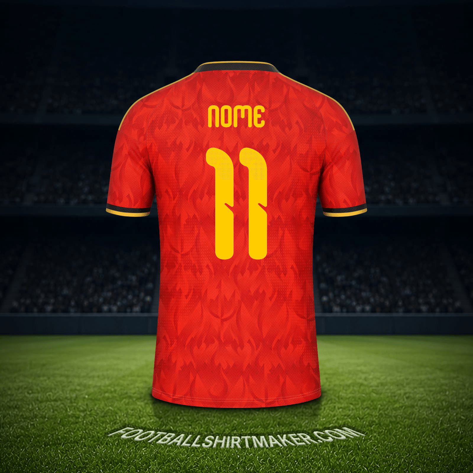 Maglia Belgio Mondiali 2026 -  nome - 11
