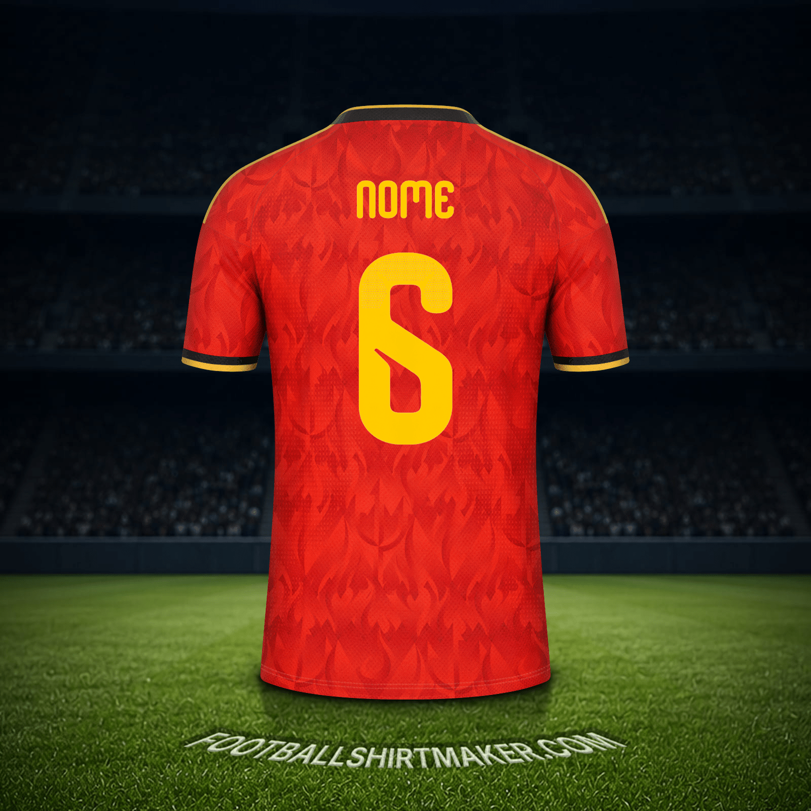 Maglia Belgio Mondiali 2026 -  nome - 6