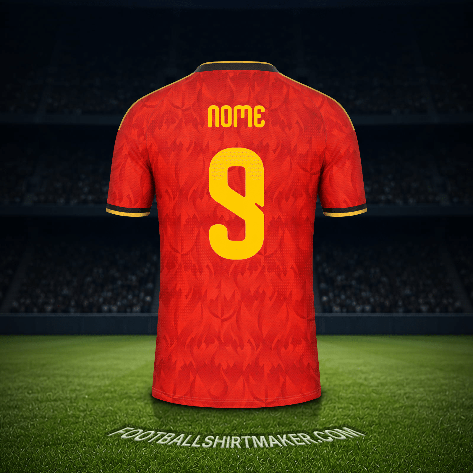 Maglia Belgio Mondiali 2026 -  nome - 9