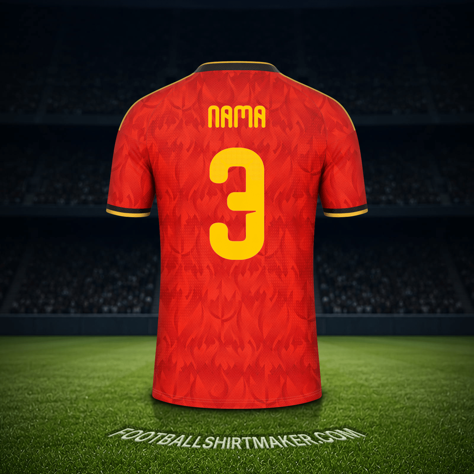 Jersey Belgia Piala Dunia 2026 -  nama - 3