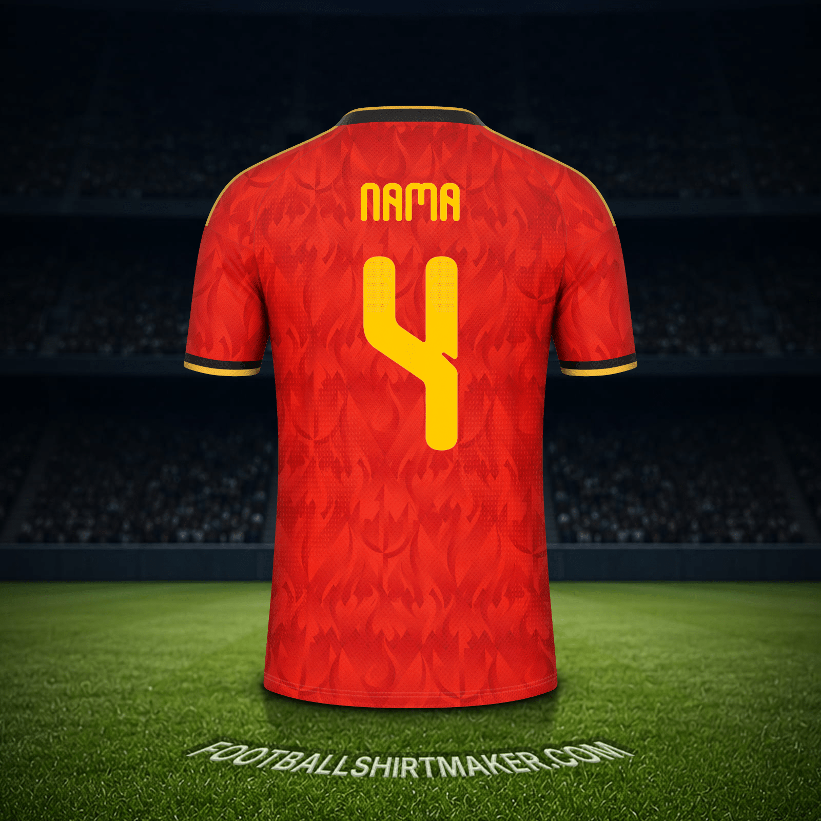 Jersey Belgia Piala Dunia 2026 -  nama - 4