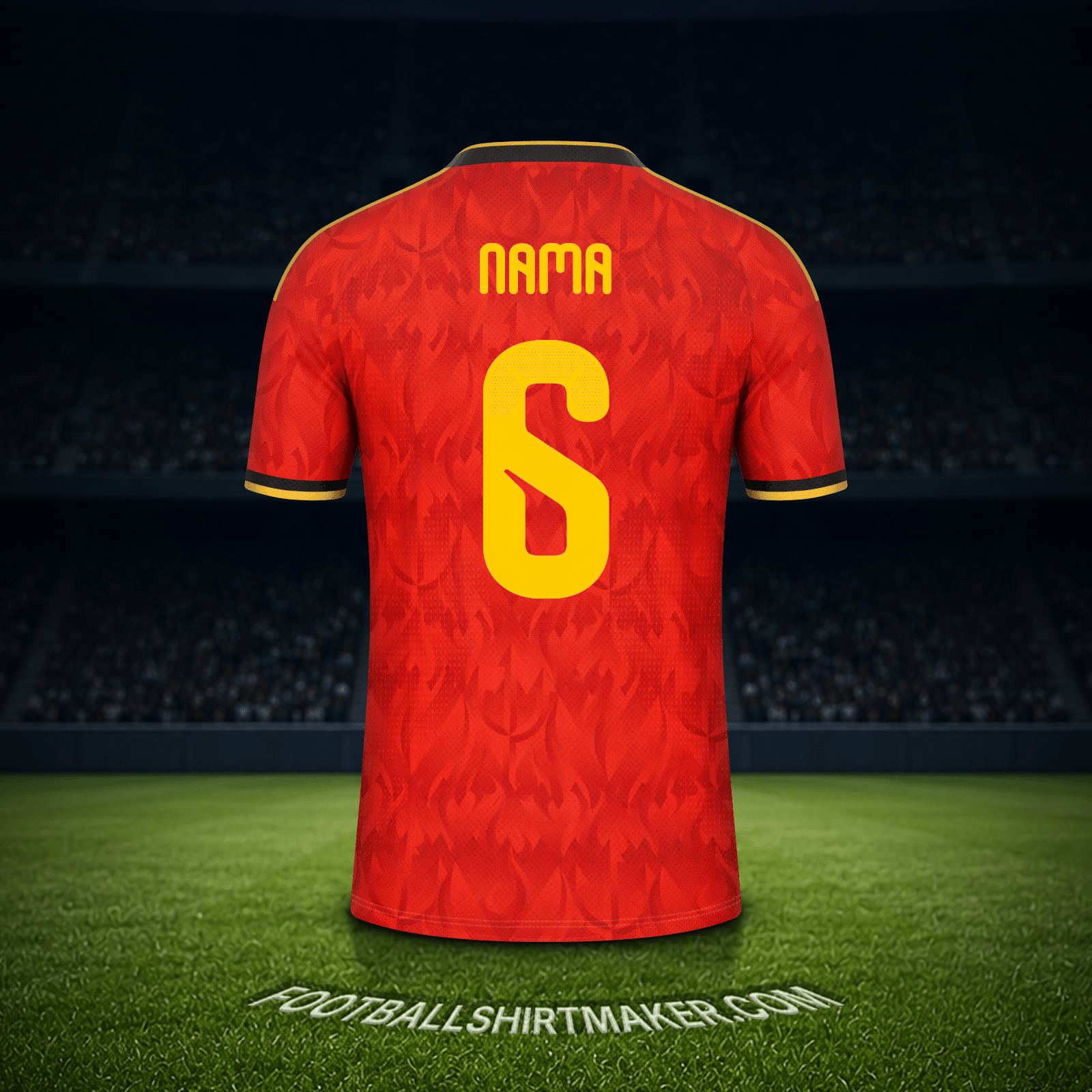 Jersey Belgia Piala Dunia 2026 -  nama - 6