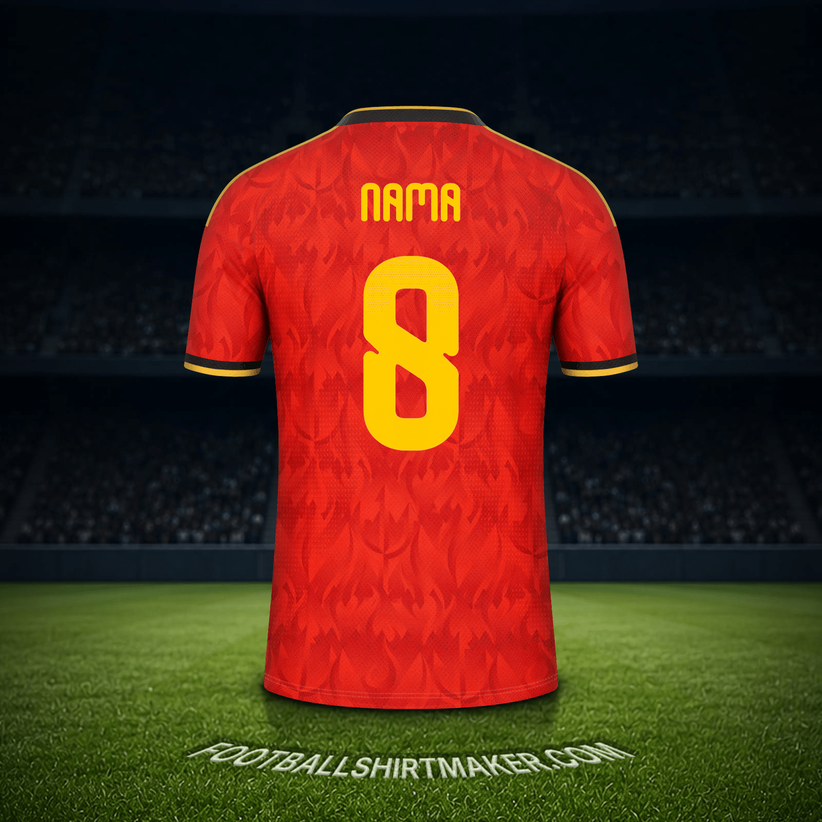 Jersey Belgia Piala Dunia 2026 -  nama - 8