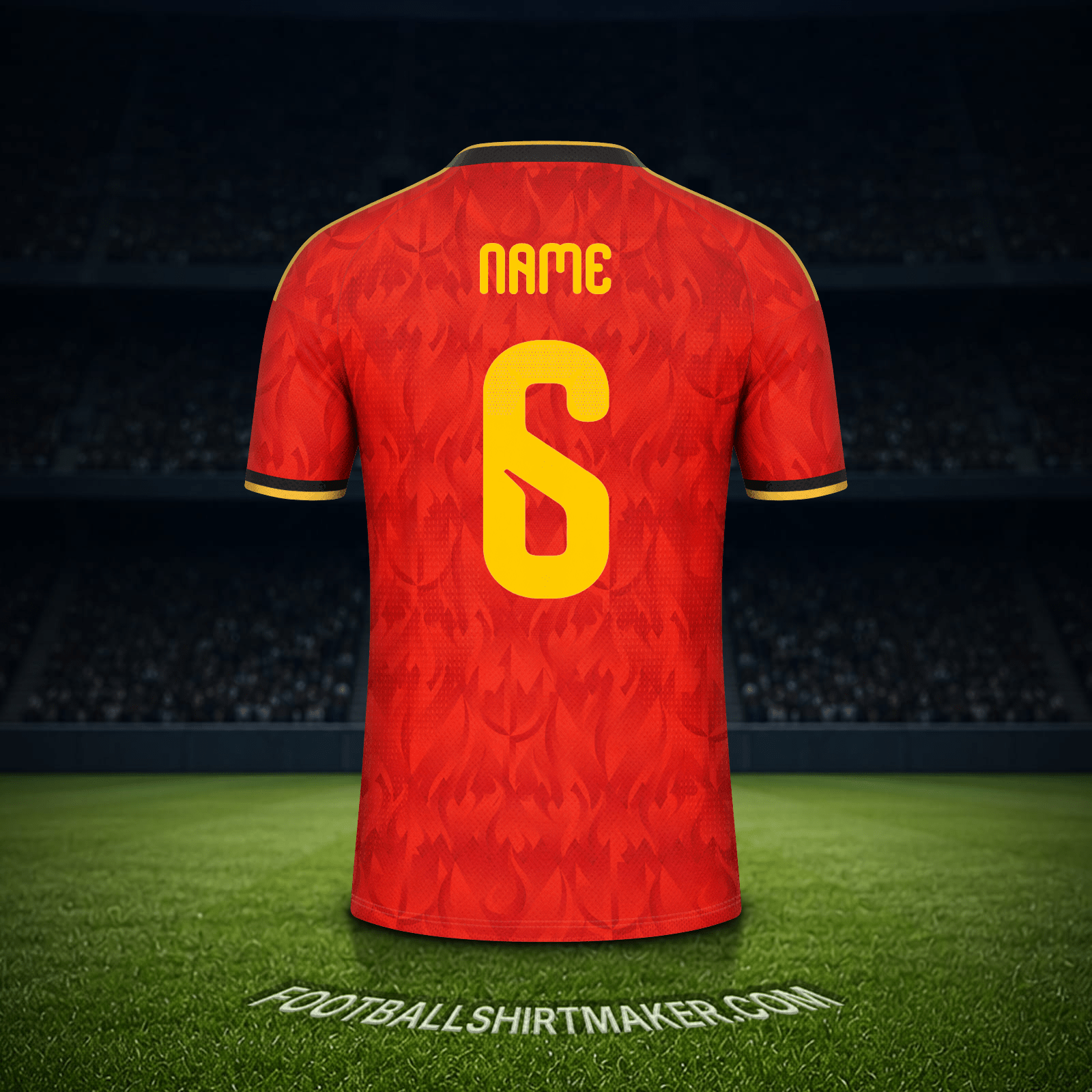 Trikot Belgien Weltmeisterschaft 2026 -  name - 6