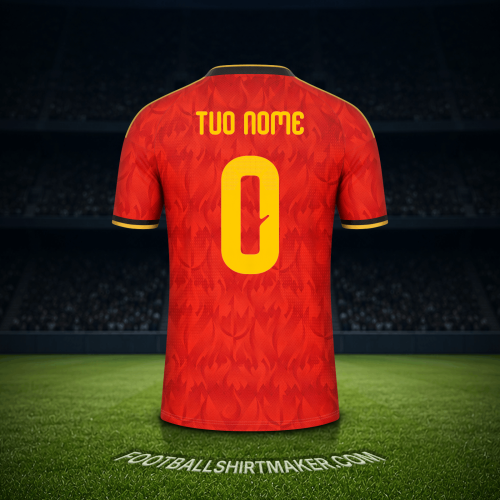Maglia Belgio Mondiali 2026 -  tuo nome - 0
