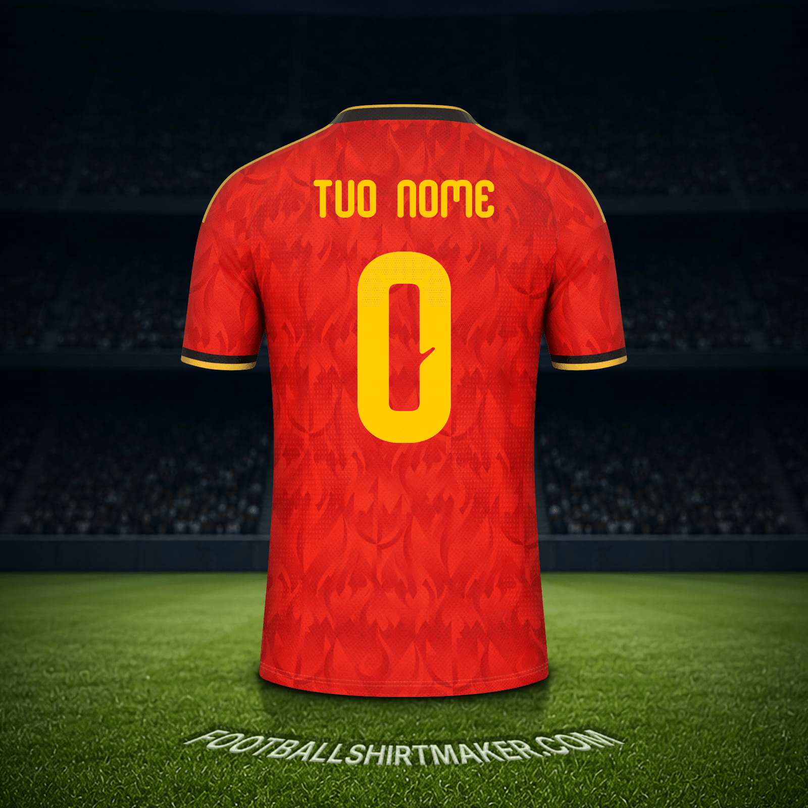 Maglia Belgio Mondiali 2026 -  tuo nome - 0