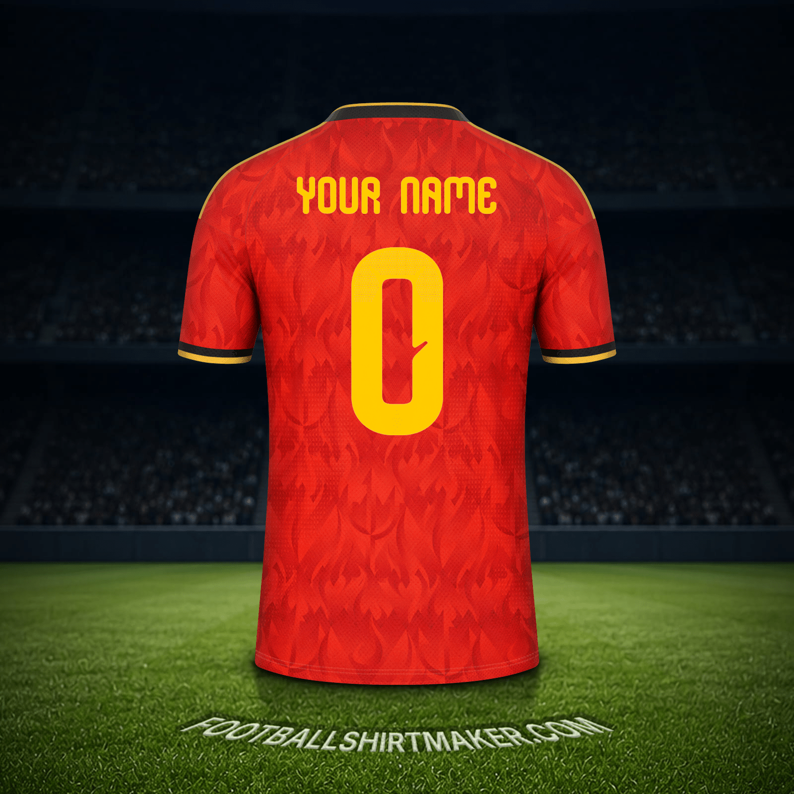 Jersey Belgium World Cup 2026 -  your name - 0