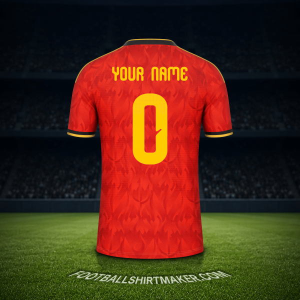 Shirt Belgium World Cup 2026 -  your name - 0