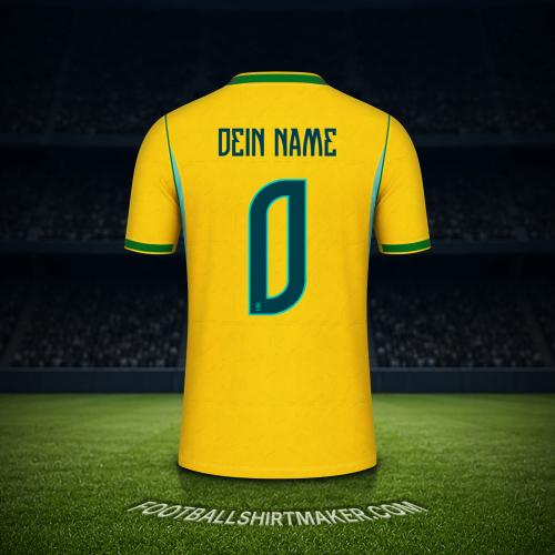 Trikot Brasilien Weltmeisterschaft 2026 -  dein name - 0