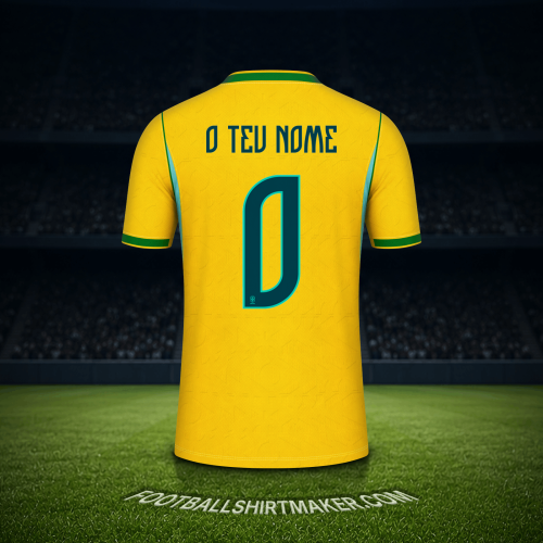Camisola Brasil Copa do Mundo 2026 -  o teu nome - 0