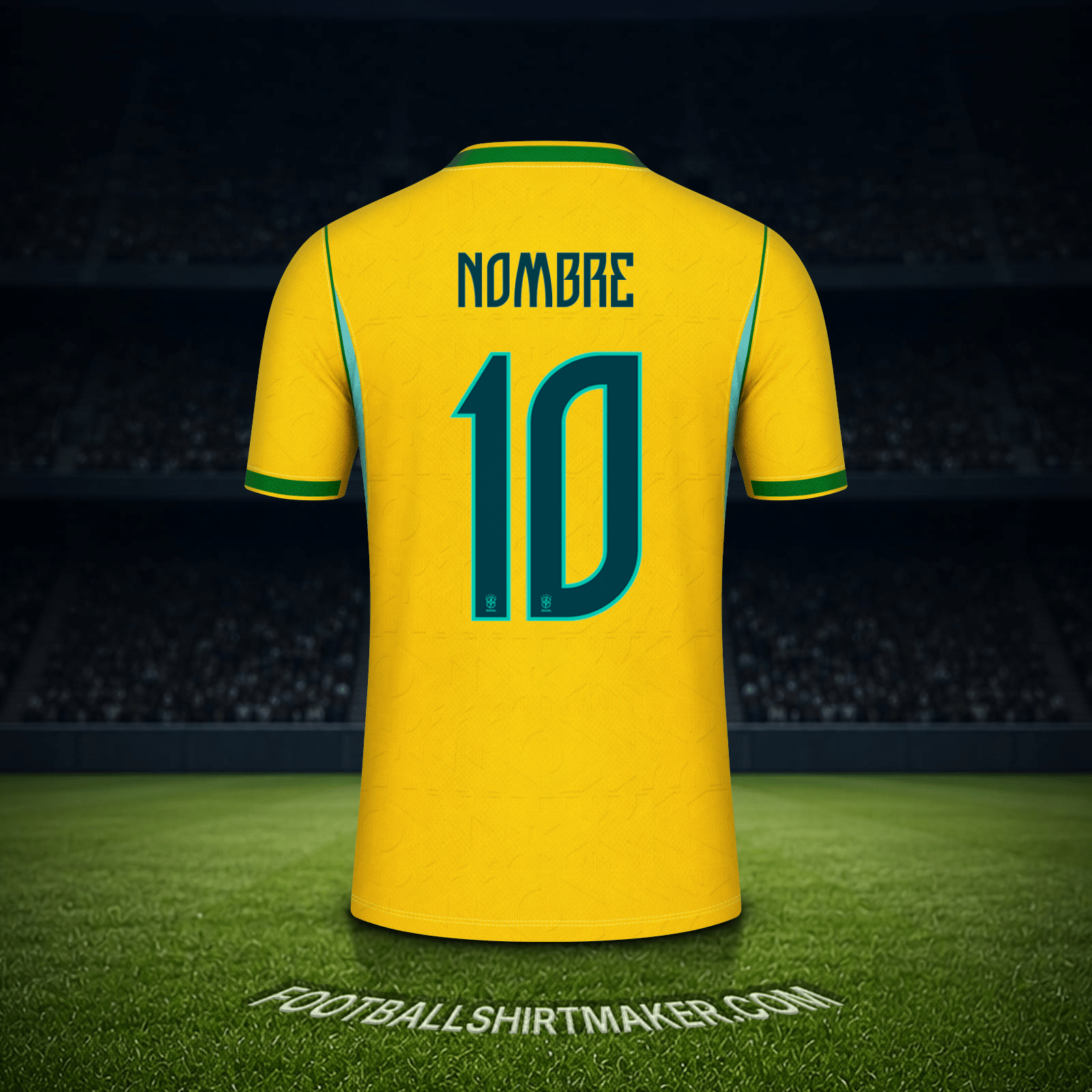 Jersey Brasil Mundial 2026 -  nombre - 10