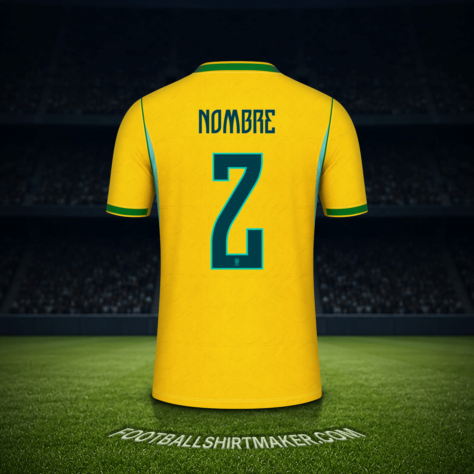 Jersey Brasil Mundial 2026 -  nombre - 2