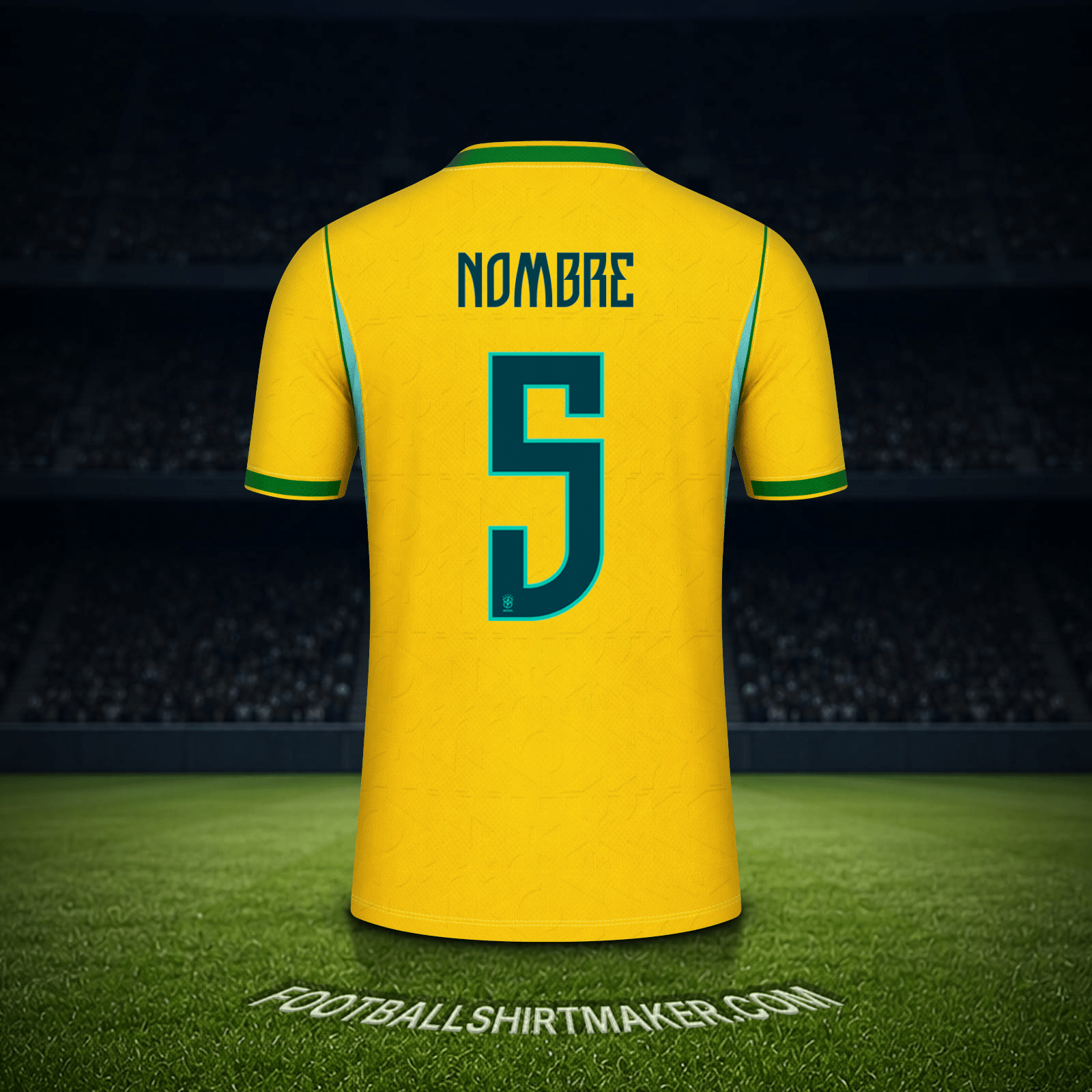 Jersey Brasil Mundial 2026 -  nombre - 5