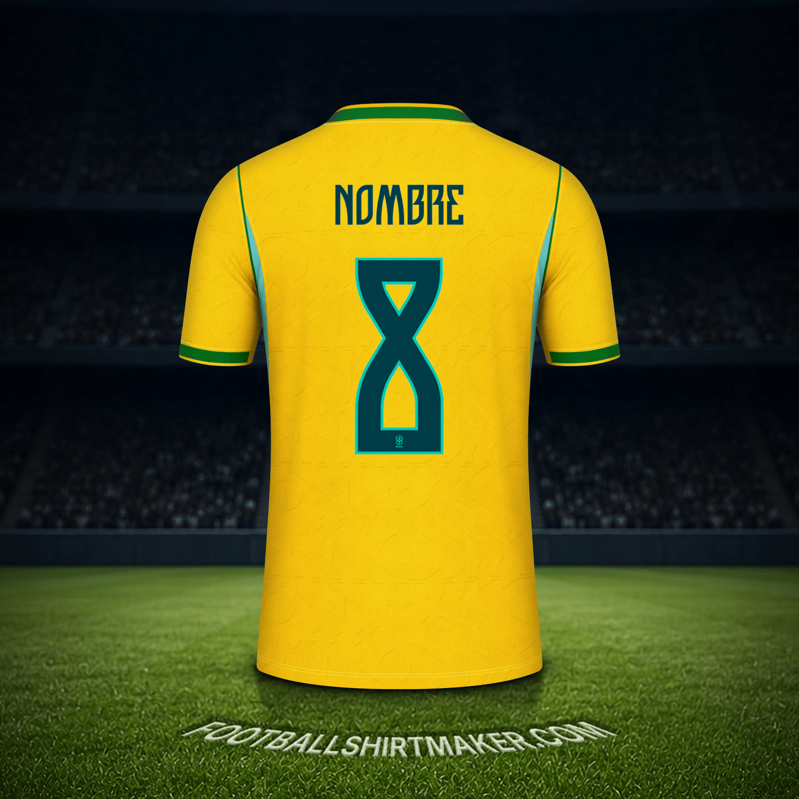 Jersey Brasil Mundial 2026 -  nombre - 8