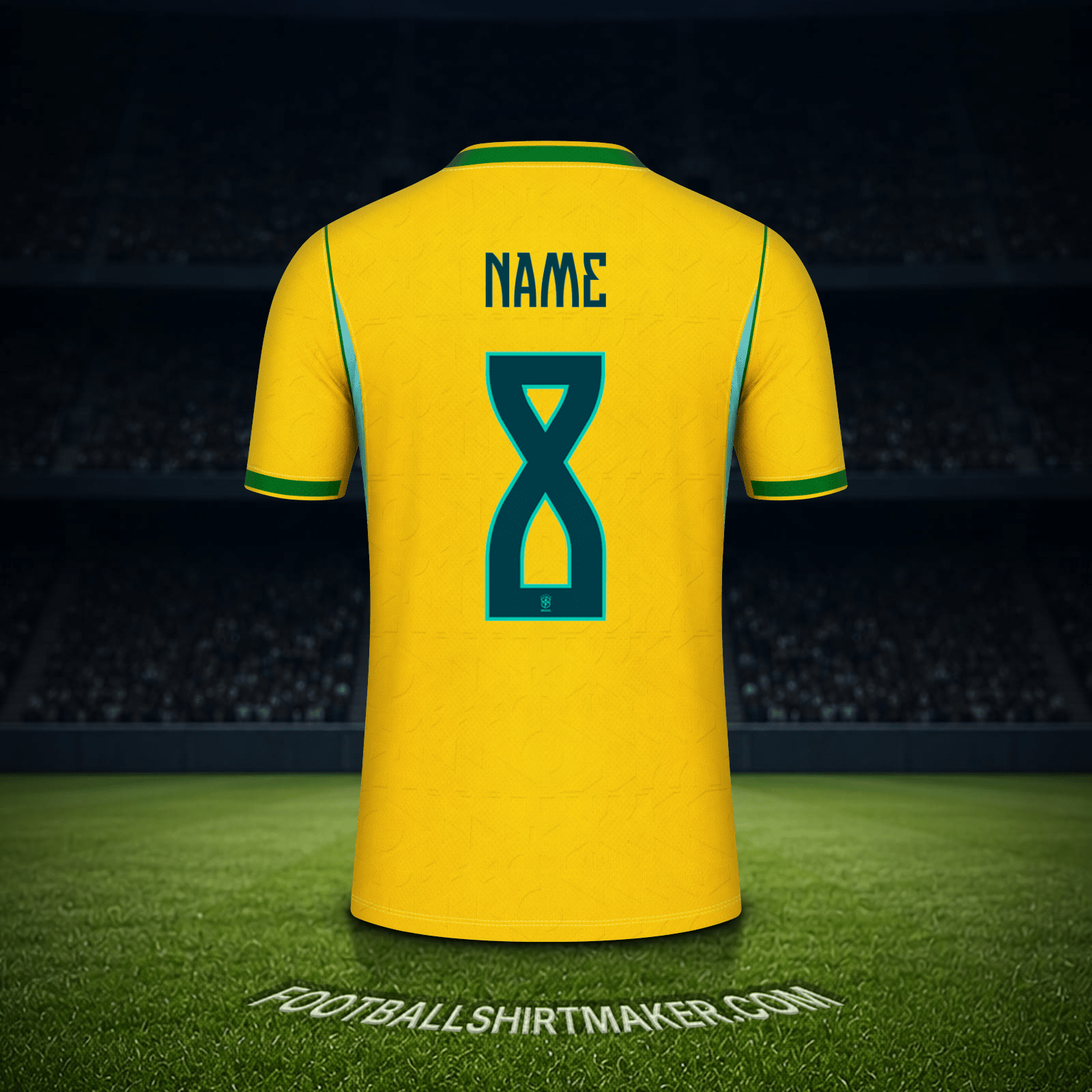Jersey Brazil World Cup 2026 -  name - 8