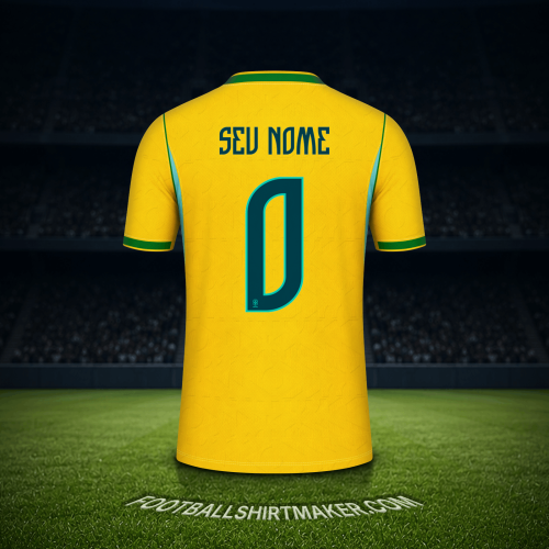 Camisa Brasil Copa do Mundo 2026 -  seu nome - 0