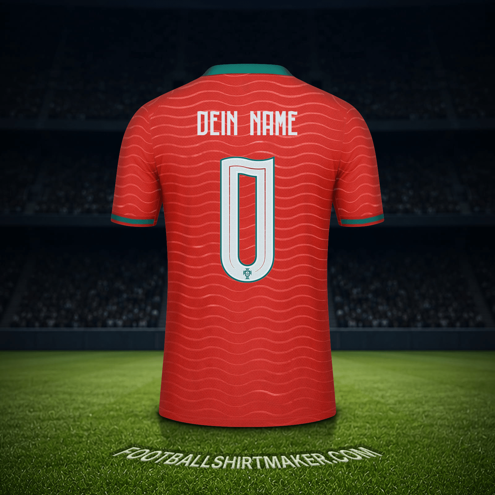 Trikot Portugal Weltmeisterschaft 2026 -  dein name - 0
