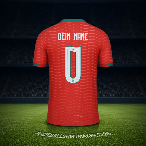 Trikot Portugal Weltmeisterschaft 2026 -  dein name - 0