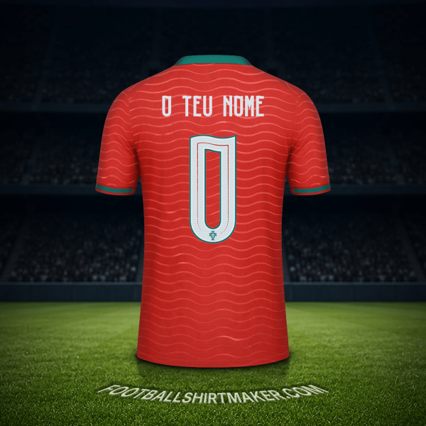 Camisola Portugal Copa do Mundo 2026 -  o teu nome - 0